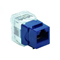 Presa UTP RJ45 cat.5e keystone blu