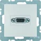 Presa VGA B.SQUARE/B.7 con terminali a vite in alluminio