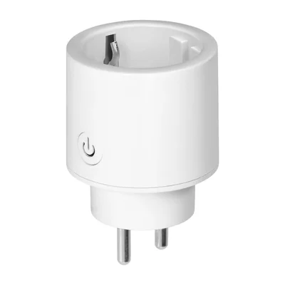Presa wireless intelligente Tuya Wi-Fi, Schuko, bianca