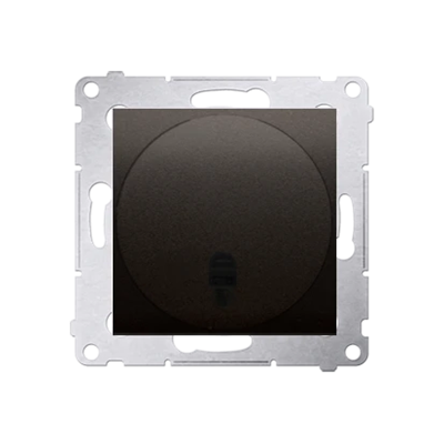 Press and remote controlled dimmer (module) 20-500 W, matt bronze metallic