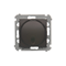 Press and remote controlled dimmer (module) 20-500 W, matt bronze metallic