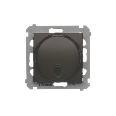 Press and remote controlled dimmer (module) 20-500 W, matt bronze metallic