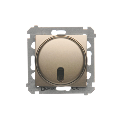 Press and remote controlled dimmer (module) 20-500W, gold (metallic)
