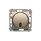 Press and remote controlled dimmer (module) 20-500W, gold (metallic)