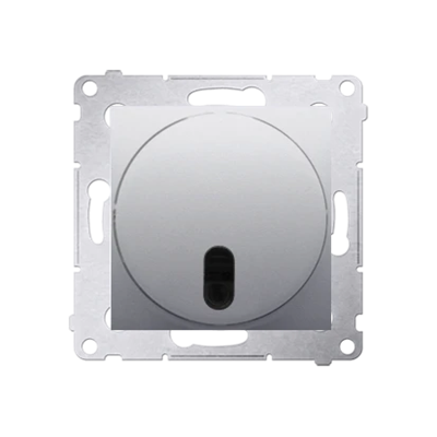 Press and remote controlled dimmer (module) 20-500W, silver (metallic)
