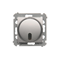 Press and remote controlled dimmer (module) 20-500W, silver (metallic)