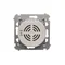 Press and remote controlled dimmer (module) 20-500W, silver (metallic)