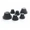 Presse-étoupe en caoutchouc d'un diamètre de 85 mm noir 5 pcs.