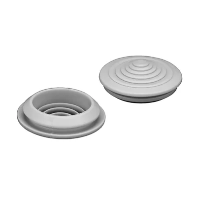 Presse-étoupe en caoutchouc PG-16, gris