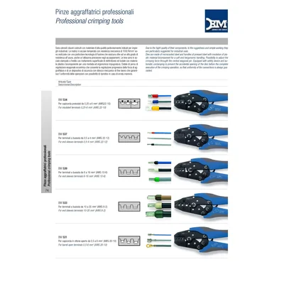 Presse für Aderendhülsen 0,5-4 mm2