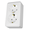 Prima SCHUKO double socket white