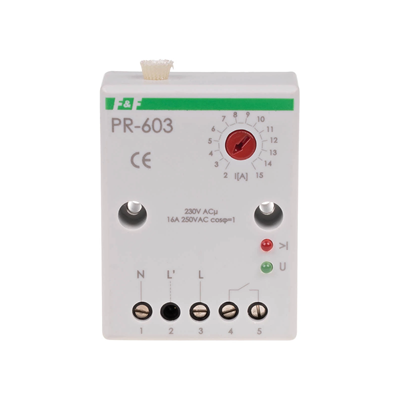 Priority relay with a pass-through channel for the receiver's current cable