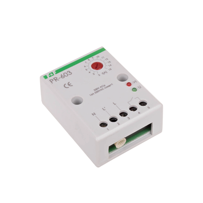 Priority relay with a pass-through channel for the receiver's current cable