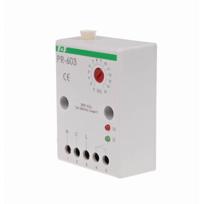 Priority relay with a pass-through channel for the receiver's current cable