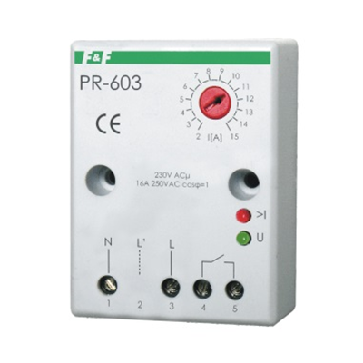 Priority relay with a pass-through channel for the receiver's current cable