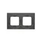 Přírodní-Skleněný 2-násobný rám MOON LAVA IP20/IP44