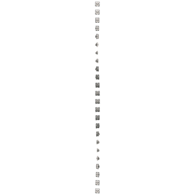 Prise antenne satellite double SAT-SAT-RTV (module) blanc