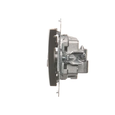 Prise antenne satellite double SAT-SAT-RTV (module) bronze métallisé mat