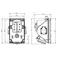 Prise avec interrupteur "COMBO-POL" IP44 16A 400V 3P+Z+N 2x230V prises, off 0-1