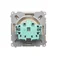 Prise avec terre (module) 16A 250V beige