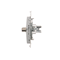 Prise d'antenne double type SIMON 54 "F" (module) argent mat