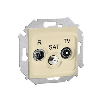 Prise d'antenne finale R-TV-SAT (module) beige