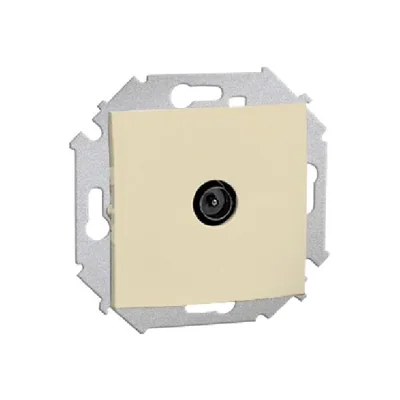 Prise d'antenne monomodule beige