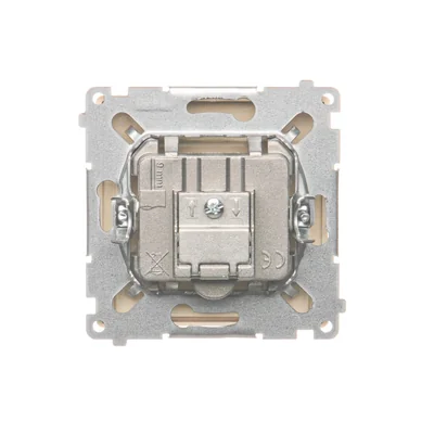 Prise d'antenne R-TV traversante (module) atténuation 10dB beige