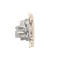 Prise d'antenne R-TV traversante (module) atténuation 10dB beige