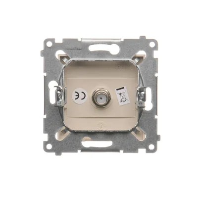 Prise d'antenne SAT unique (module) crème