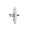 Prise d'antenne simple de type F, blanche