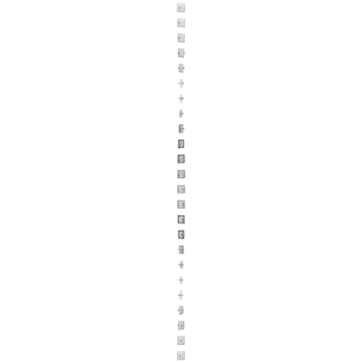 Prise d'antenne simple de type F, blanche