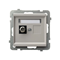 Prise d'antenne SONATA type F simple cachemire