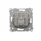 Prise d'antenne terminale/terminale R-TV-SAT (module) blanc