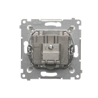 Prise d'antenne traversante R-TV-SAT (module) blanc