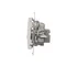 Prise d'antenne traversante R-TV-SAT (module) blanc