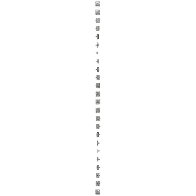 Prise d'antenne TV simple (module) argent (métallique)