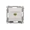 Prise d'antenne TV simple (module) blanc