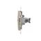 Prise d'antenne TV simple (module) or (métallique)