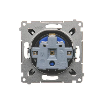 Prise DATA avec clé d'autorisation (module) 16A 250V bornes à vis anthracite (métallique)