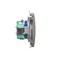 Prise DATA (module), 230V, acier inoxydable métallique