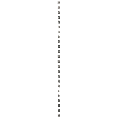 Prise de borne d'antenne SIMON BASIC R-TV pour prises de passage (module) argent mat