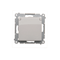 Prise de courant pour version IP44 avec obturateurs et joint de cadre (module) 16A 250V blanc