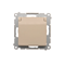 Prise de courant pour version IP44 avec obturateurs pour châssis multiples (module) 16A 250V crème