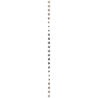 Prise de courant pour version IP44 avec obturateurs pour châssis multiples (module) 16A 250V crème