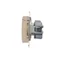 Prise de courant pour version IP44 avec obturateurs pour châssis multiples (module) 16A 250V crème