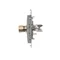 Prise de haut-parleur simple (module) argent métallisé