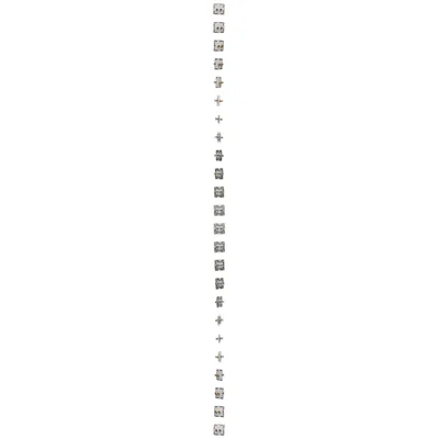 Prise de haut-parleur simple (module) blanc