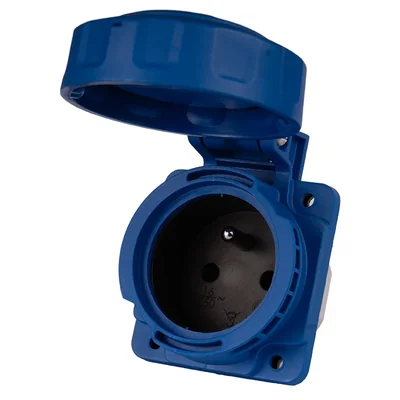Prise de panneau 16 A 250 V Schuko IP67