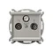 Prise de terminal SONATA RTV-SAT - couleur cachemire